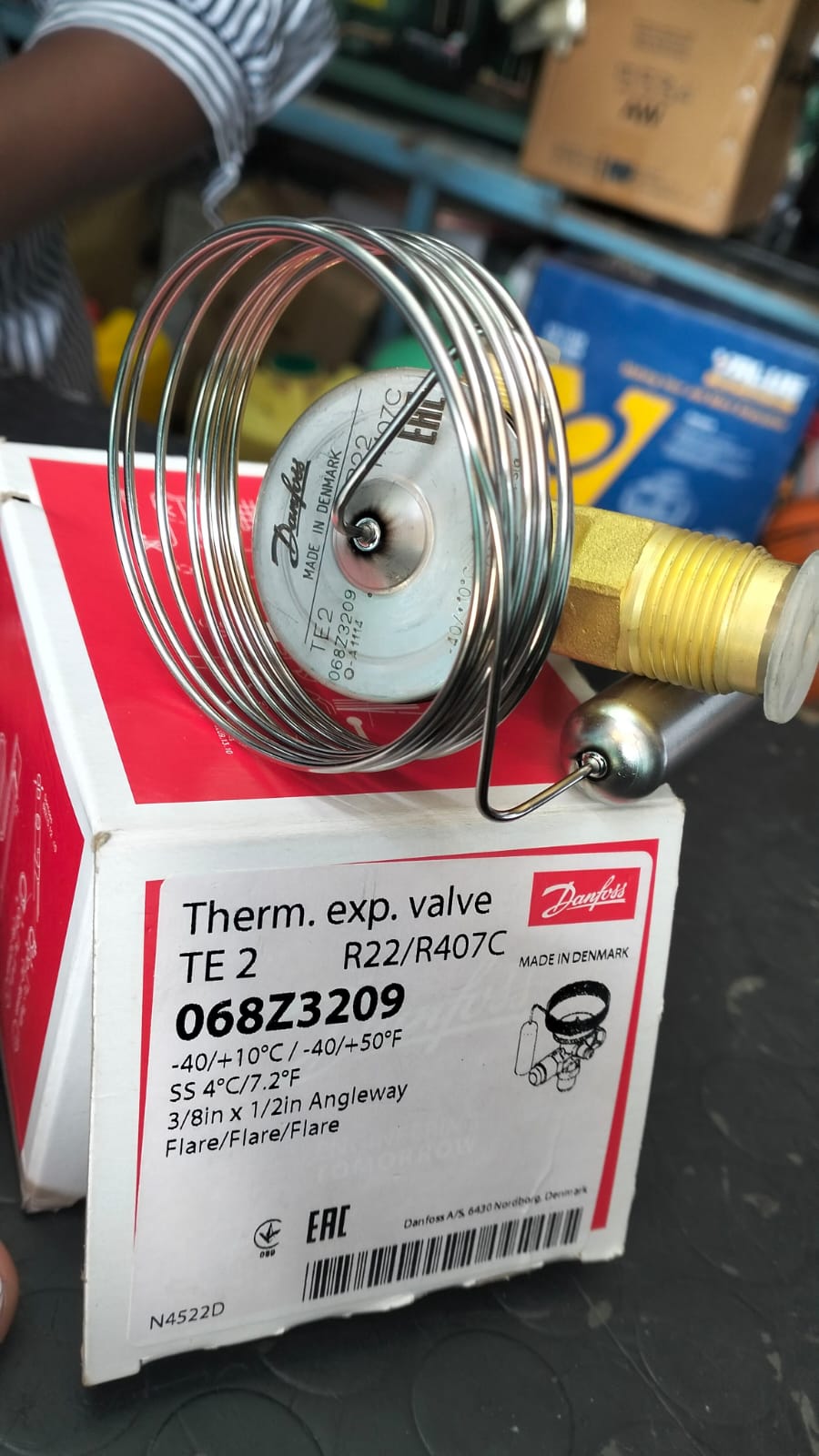 Therm exp Valve.(R22/R407C)TE2