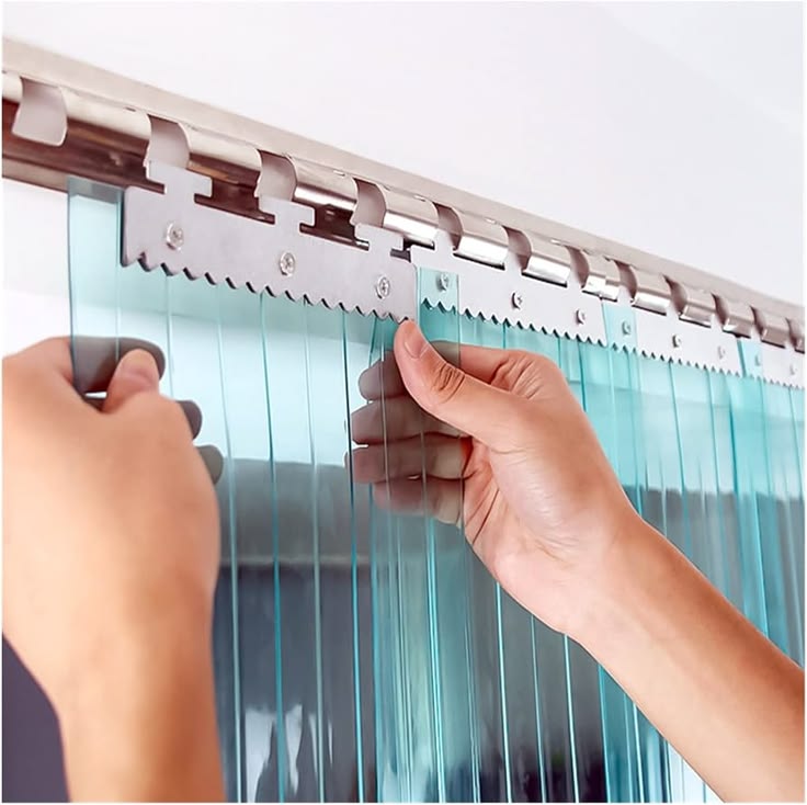 Stainless steel PVC Air curtain strip